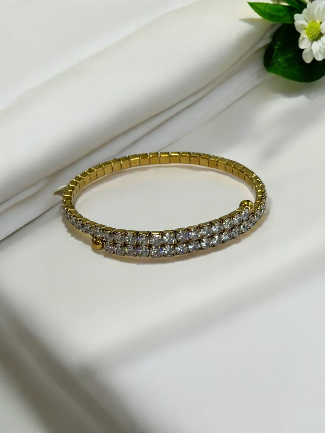 SPARKLING BANGLE BRACELET FOR WOMENS-WATERPROOF& ANTI TARNISH