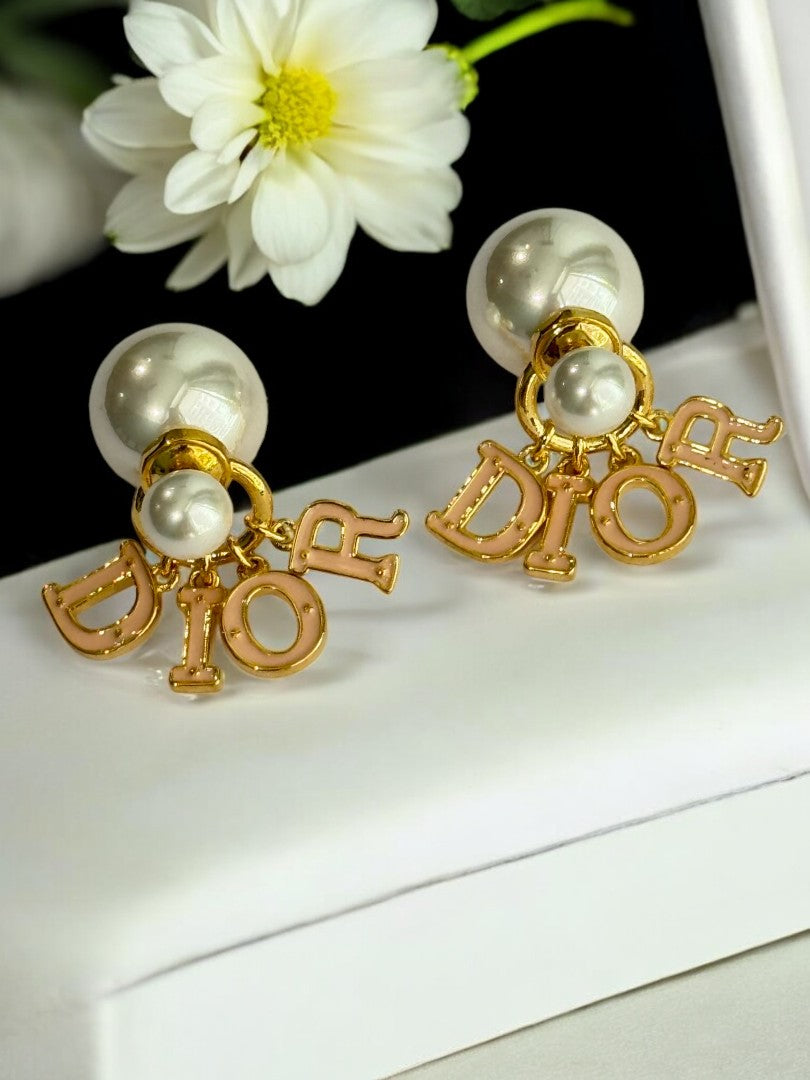 GOLDEN PEARL EMANUEL EARRINGS