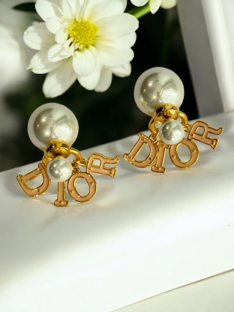 GOLDEN PEARL EMANUEL EARRINGS