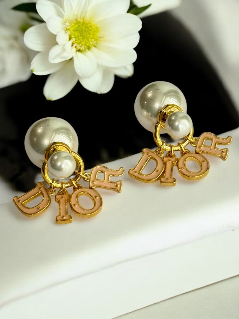 GOLDEN PEARL EMANUEL EARRINGS