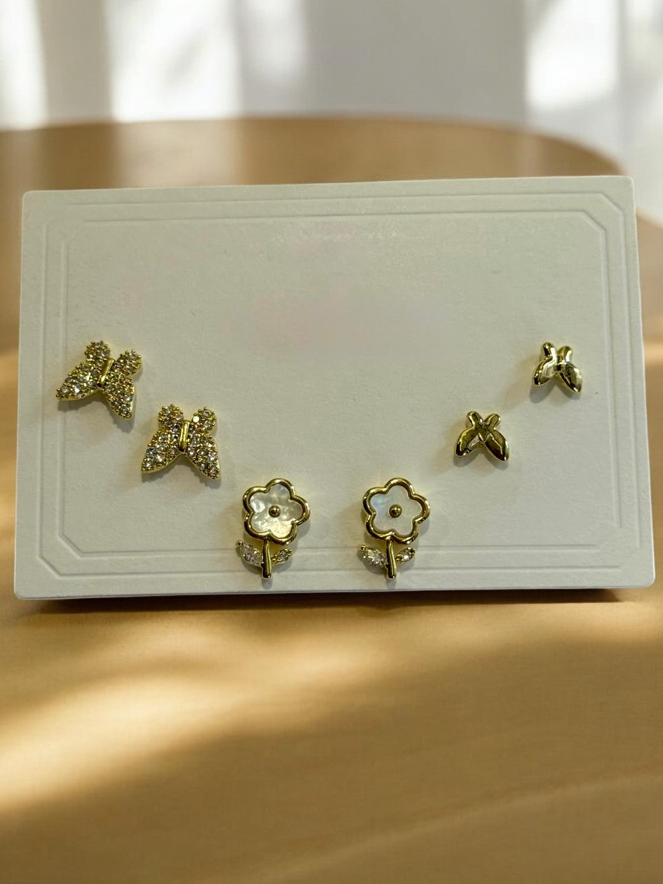 THREE PAIR OF EARRINGS
