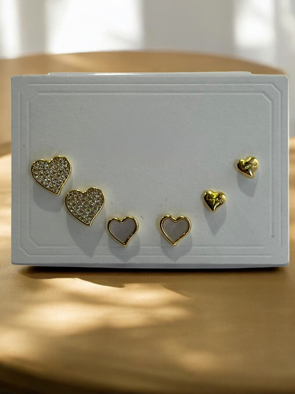 THREE PAIR OF EARRINGS