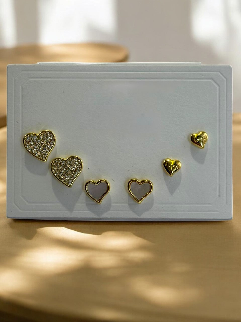 THREE PAIR OF EARRINGS