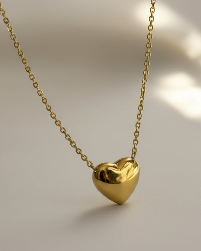 GOLDEN CHAIN WITH GOLDEN HEART
