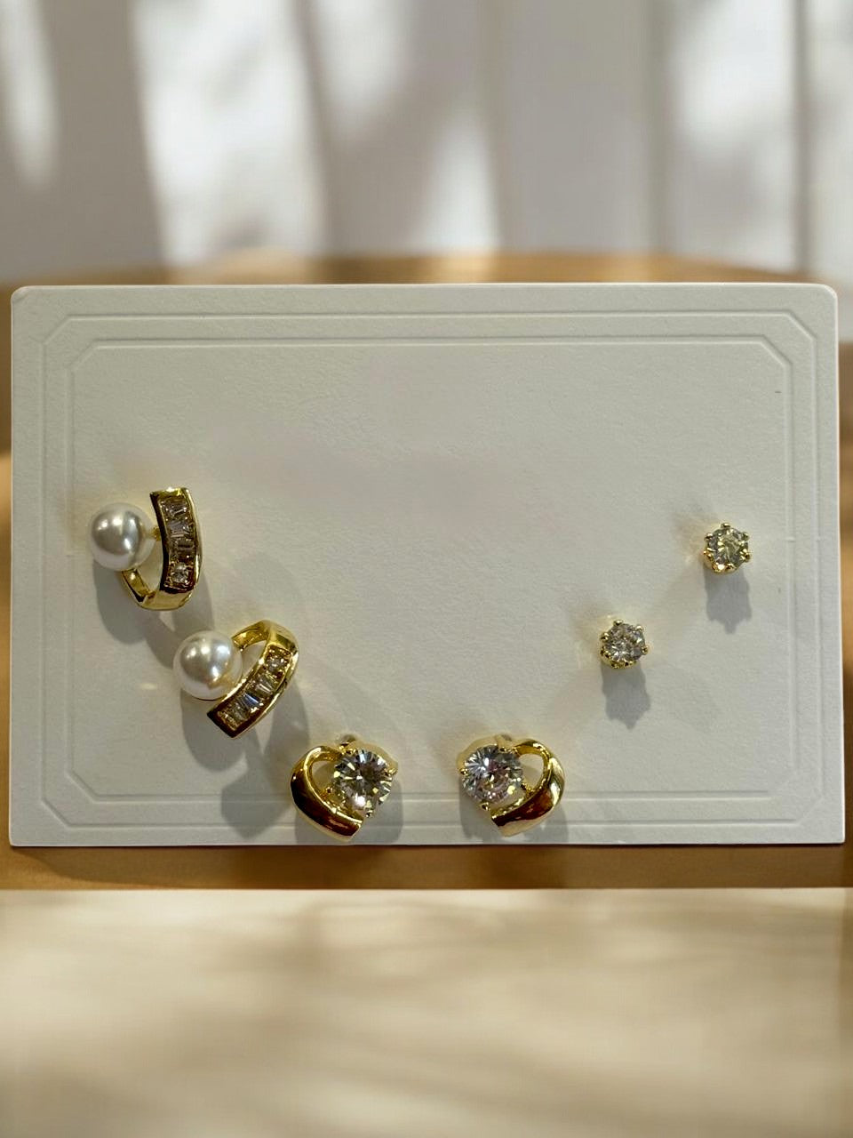 THREE PAIR OF EARRINGS