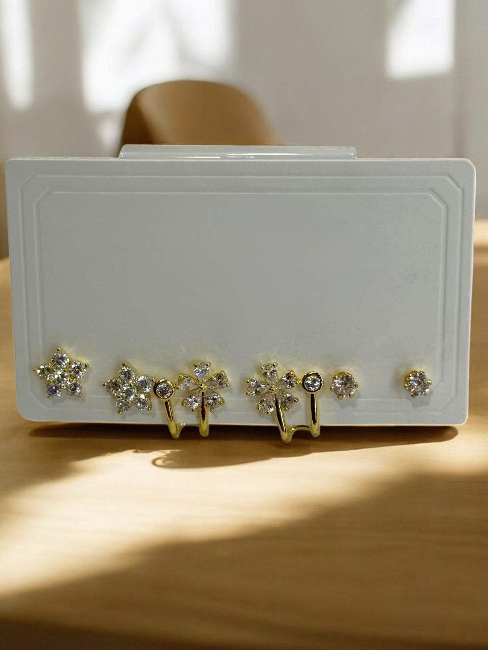 THREE PAIR OF EARRINGS