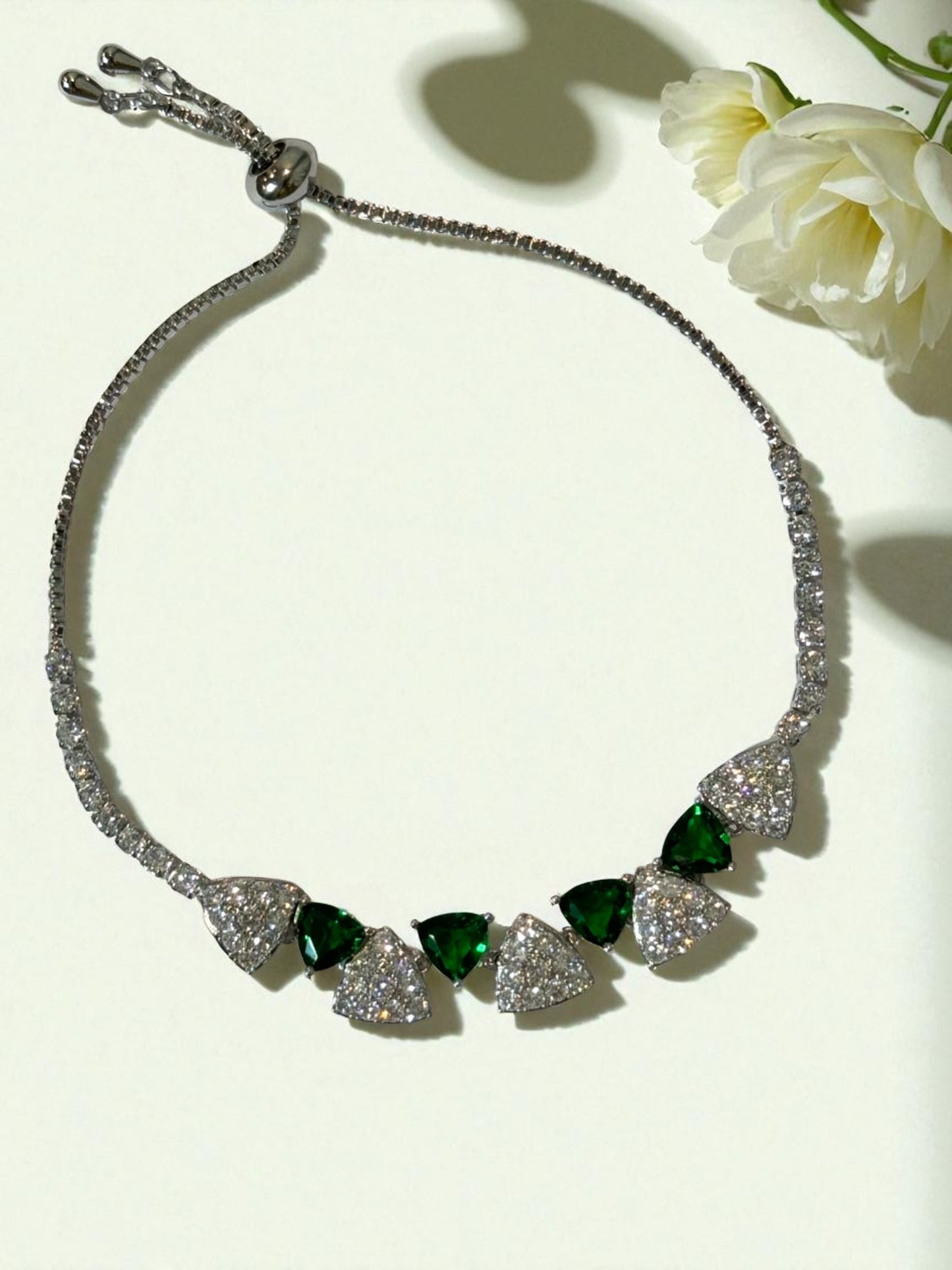 GREEN DIAMOND GEORGE BRACELET