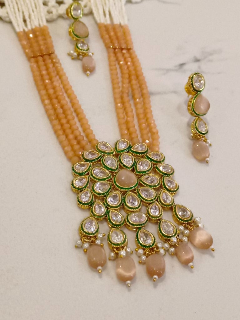ORANGE PARI JEWELLERY SET