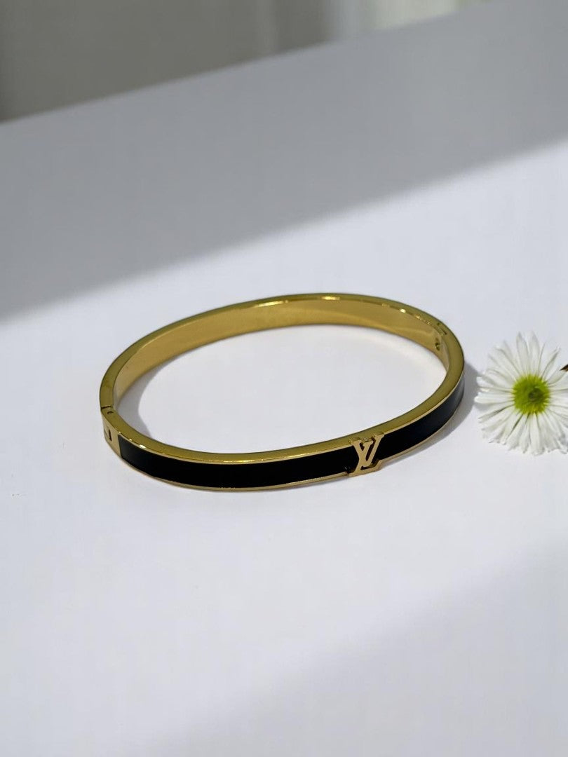 BLACK LV REGINA BRACELET
