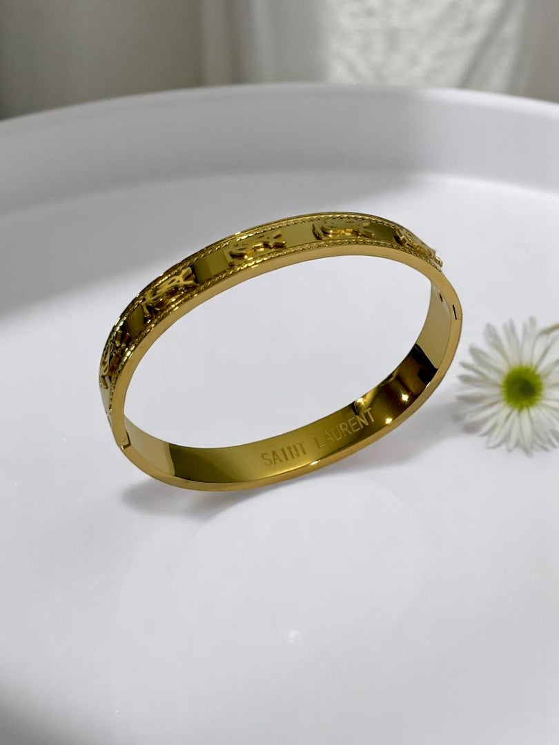 GOLDEN YSL MARCUIS BRACELET