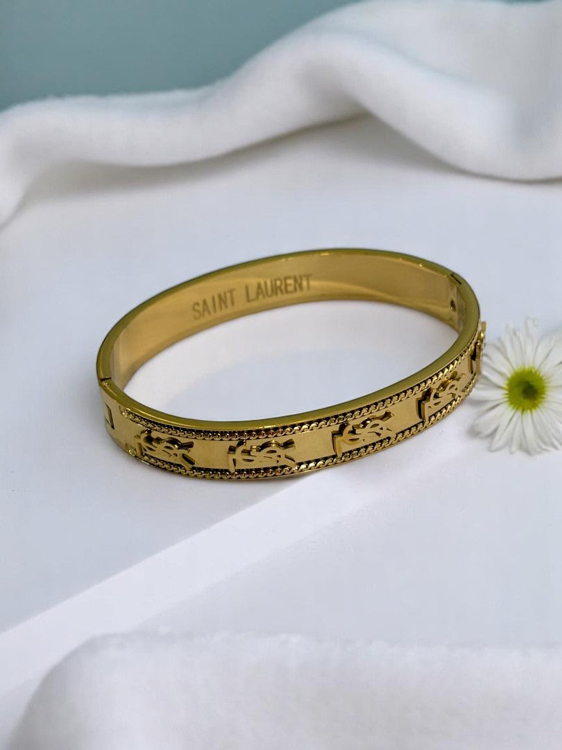 GOLDEN YSL MARCUIS BRACELET - Main Image