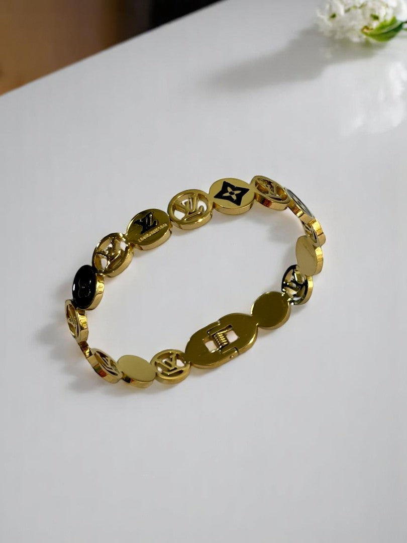 BLACK LV DEREK BRACELET