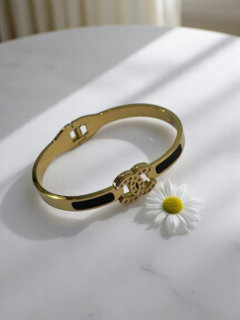 BLACK CHANEL TRISTAN BRACELET