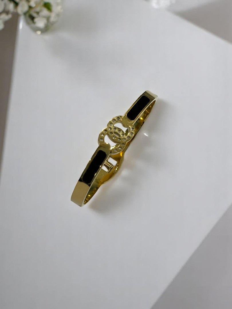 BLACK CHANEL TRISTAN BRACELET