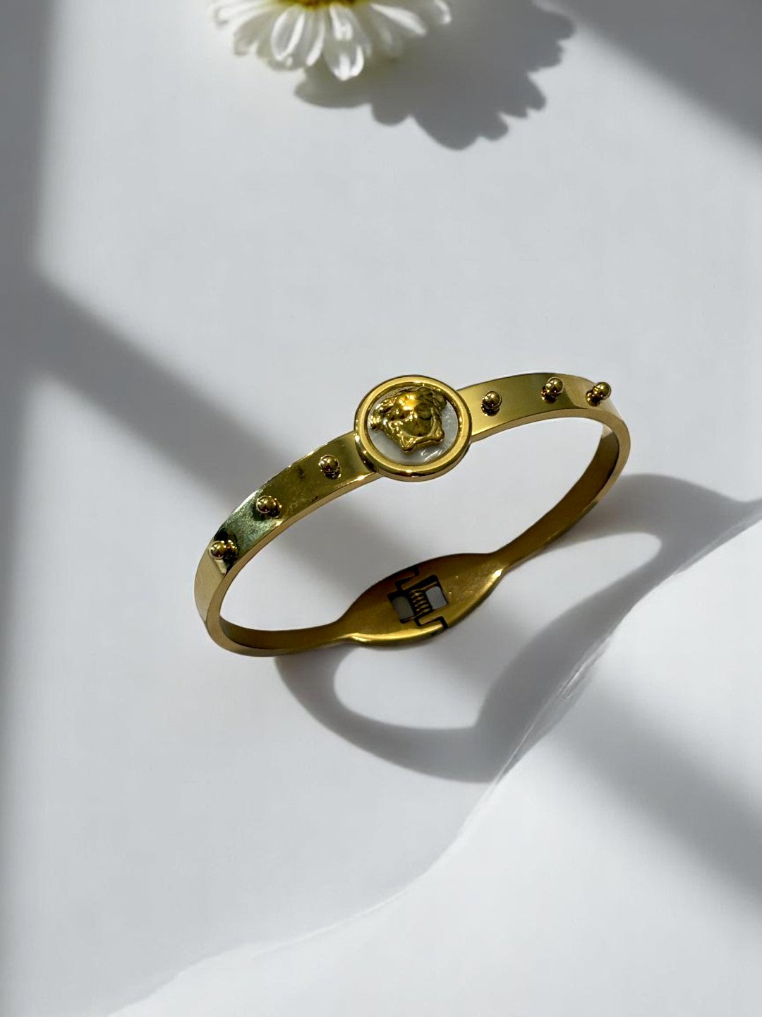 WHITE VERSACE STEVEN BRACELET