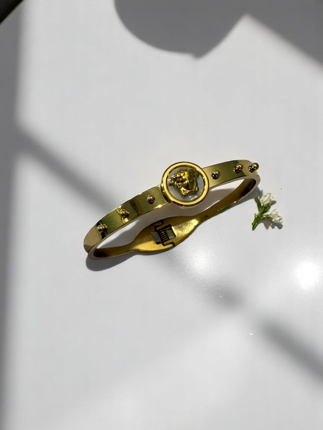 WHITE VERSACE STEVEN BRACELET