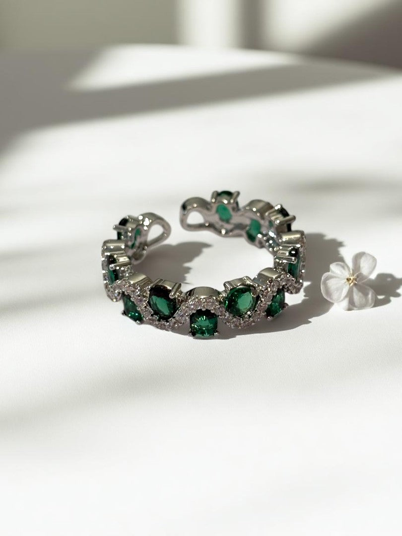 GREEN DIAMOND EMMEY RING