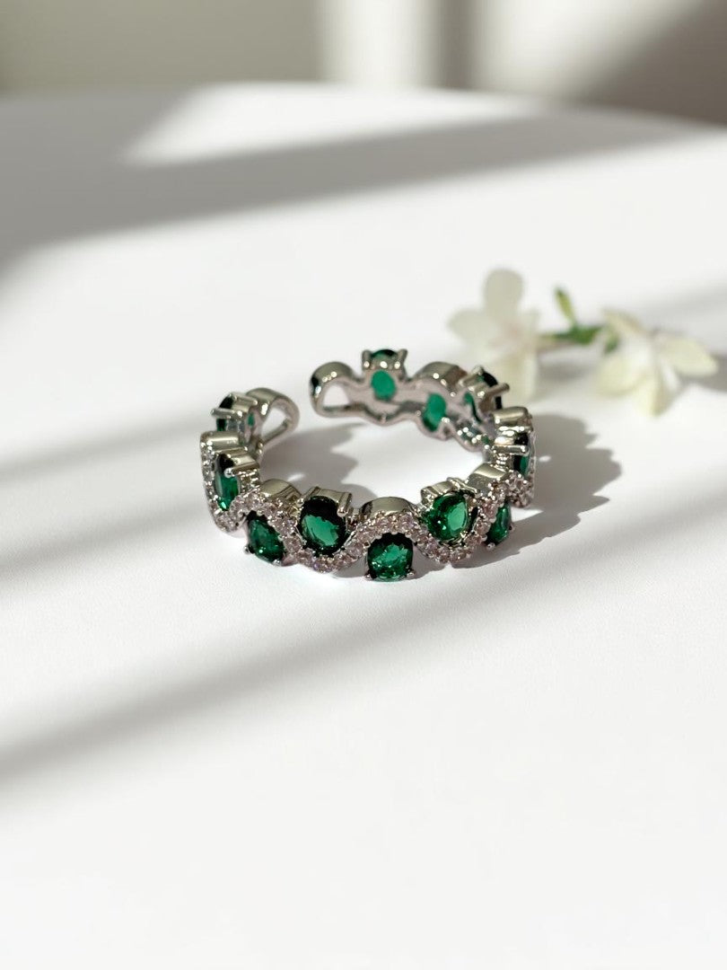 GREEN DIAMOND EMMEY RING