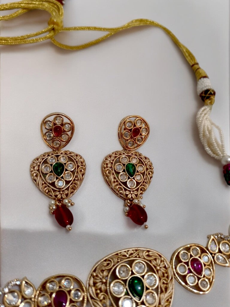 GREEN ARUNA JEWELLERY SET