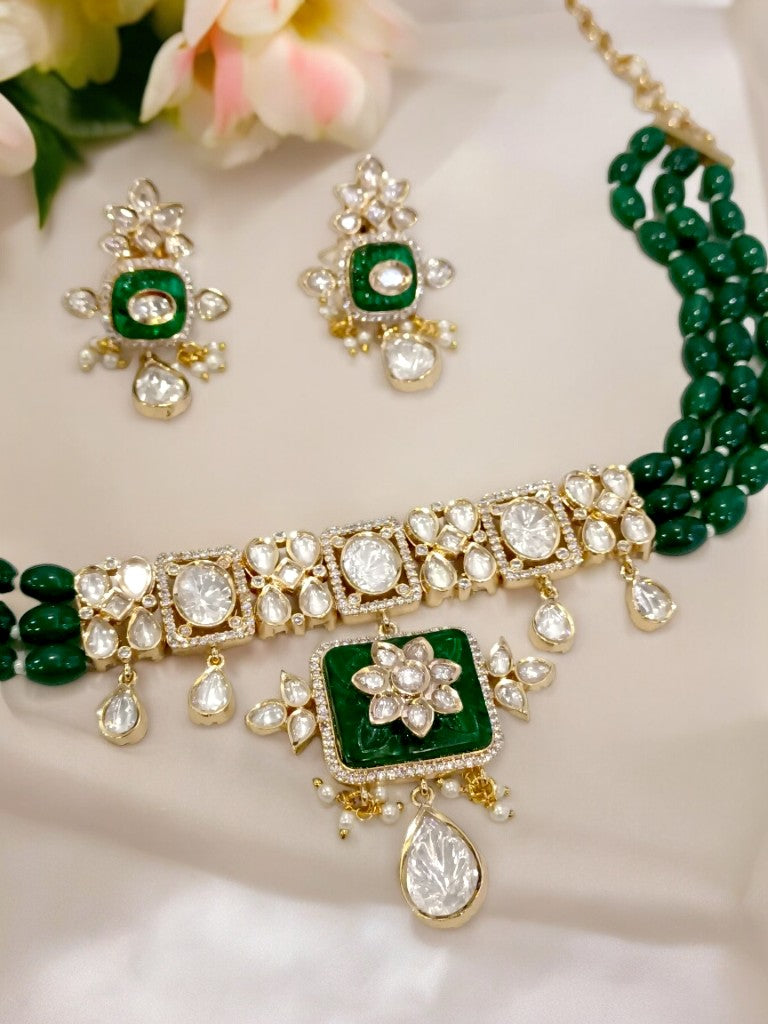 GREEN ADAH JEWELLERY SET