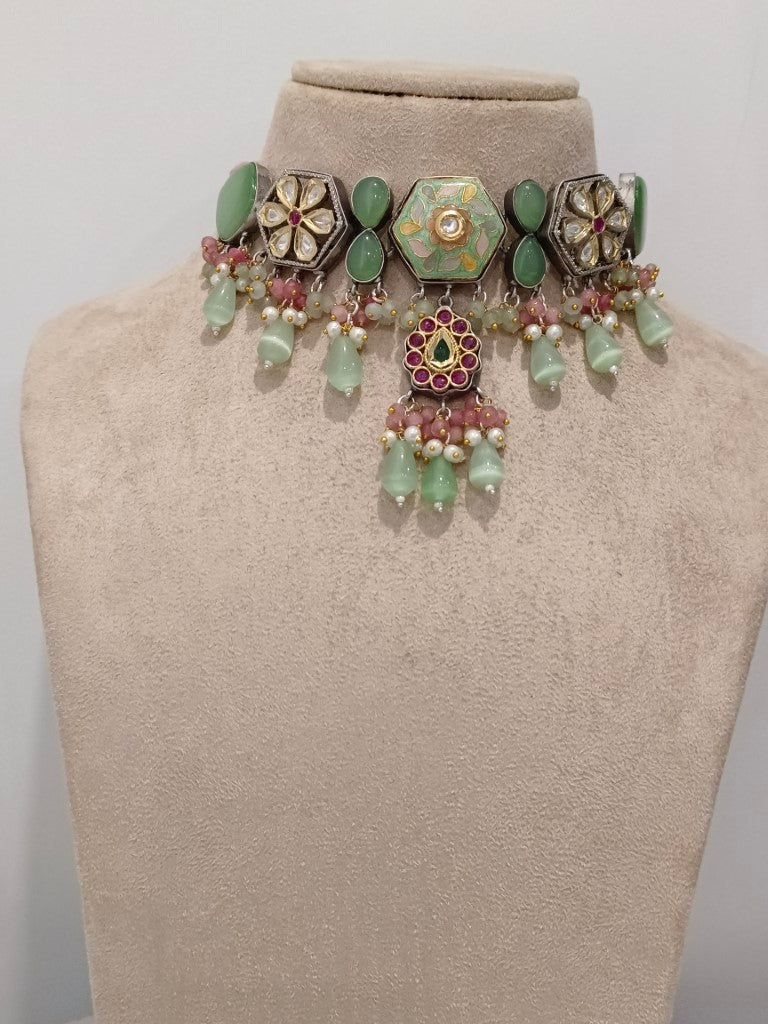 MULTI GEHNA THAPPA JADAU JEWELLERY SET
