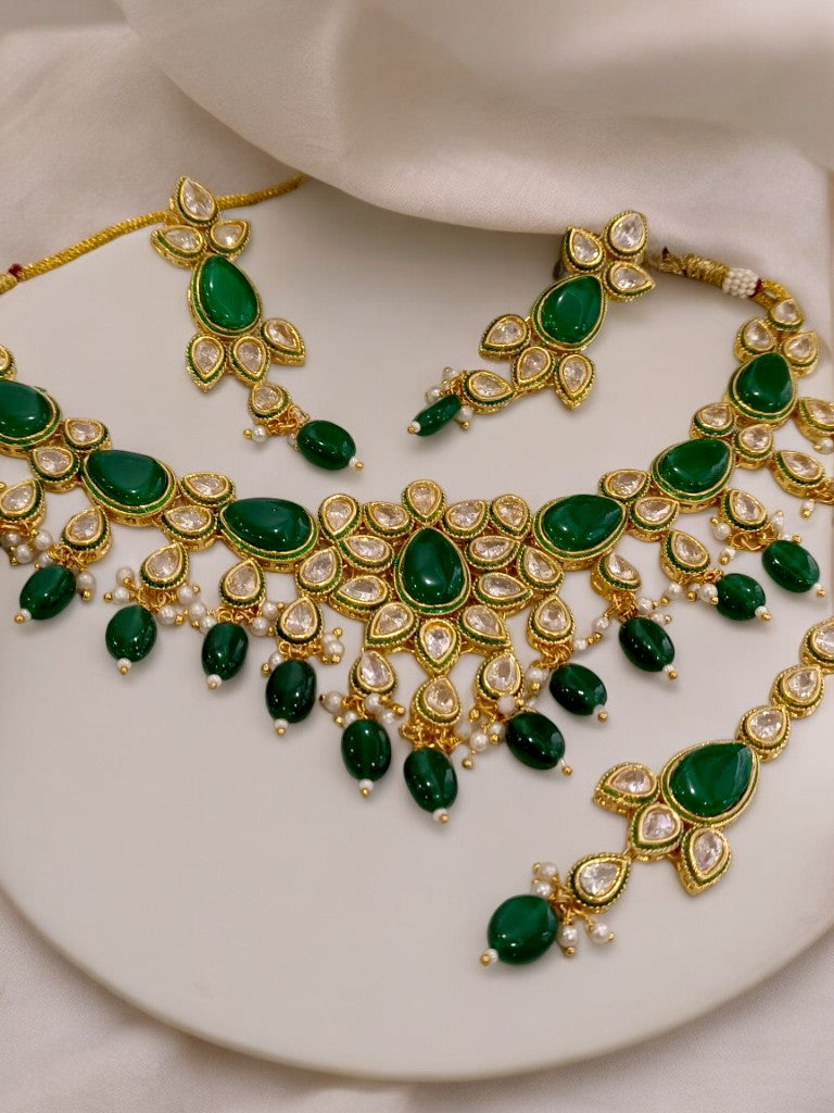 GREEN KEHLANI JEWELLERY SET