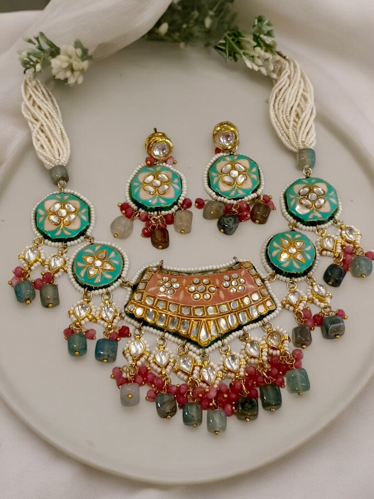 DHANEE THAPPA JADAU JEWELLERY SET