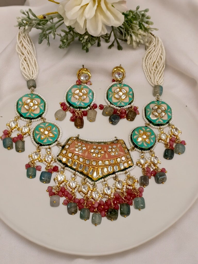 DHANEE THAPPA JADAU JEWELLERY SET