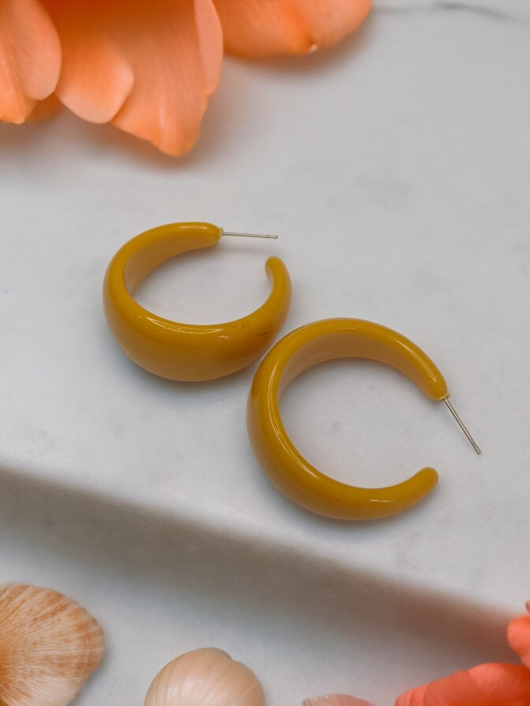 YELLOW AMY EARRINGS