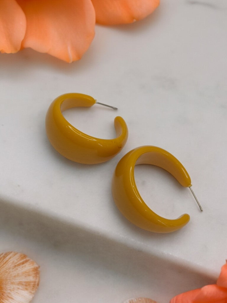YELLOW AMY EARRINGS