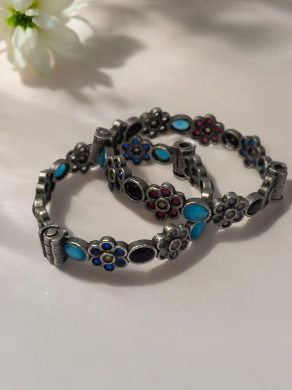 LEKSHA GERMAN SILVER BANGLE