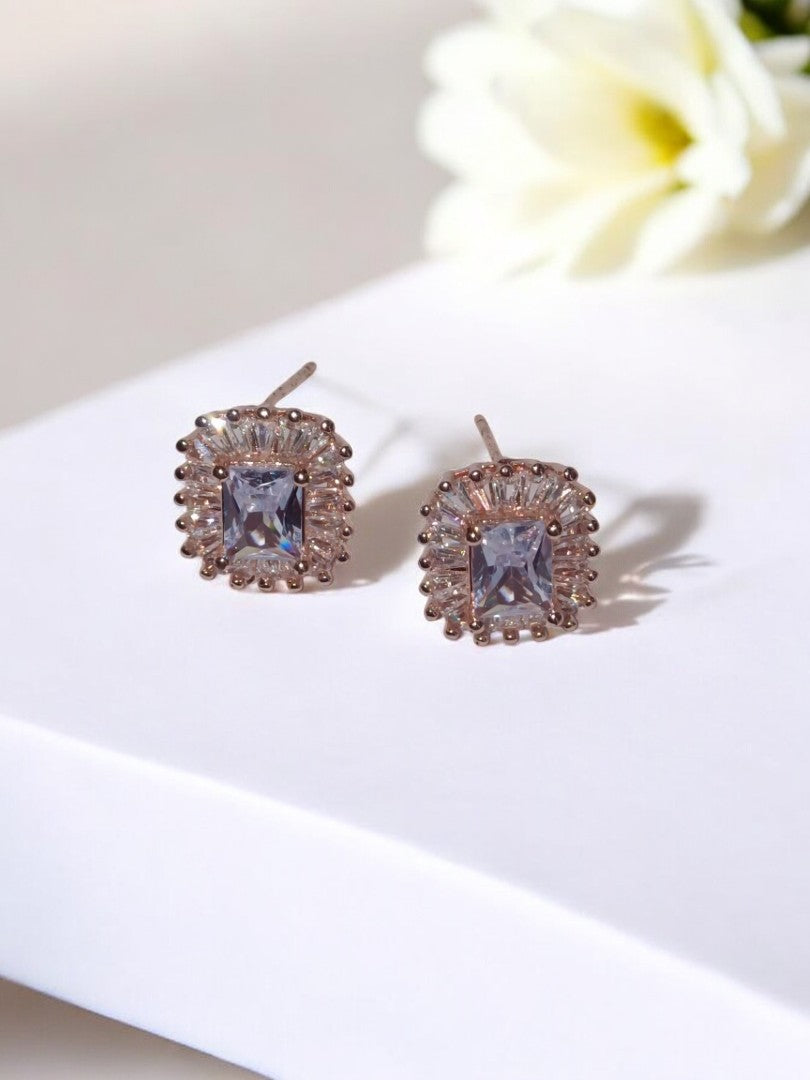 ROSE GOLD DIAMOND KASHIMI EARRINGS
