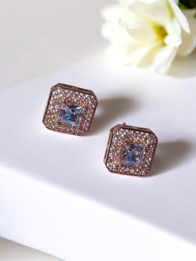 ROSE GOLD DIAMOND KRINA EARRINGS
