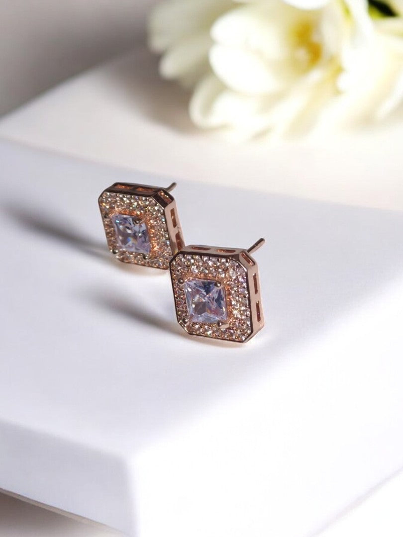 ROSE GOLD DIAMOND KRINA EARRINGS
