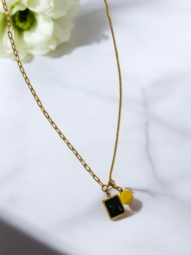 GREEN GEMMA NACKLACE