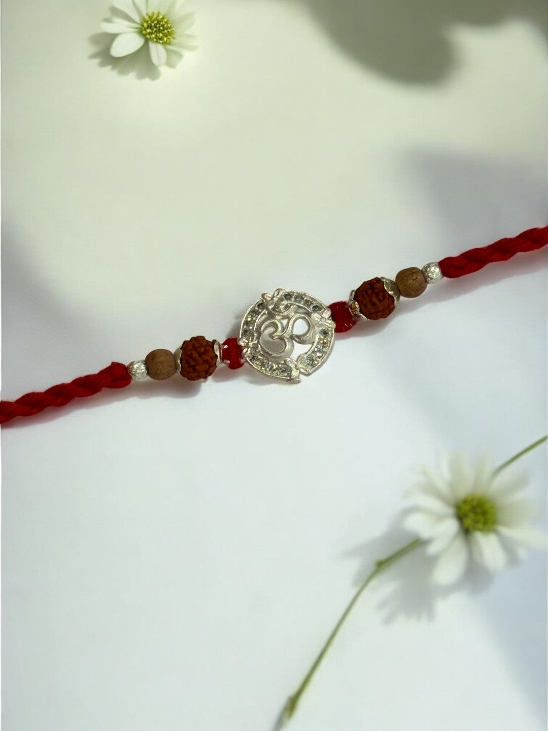 OM SHARVANI PURE SILVER RAKHI