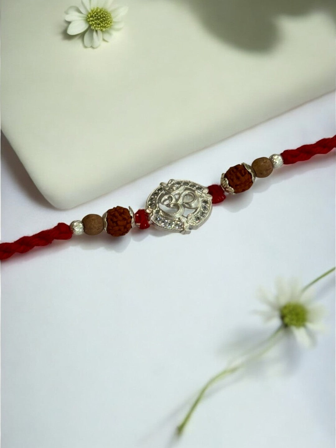 OM SHARVANI PURE SILVER RAKHI