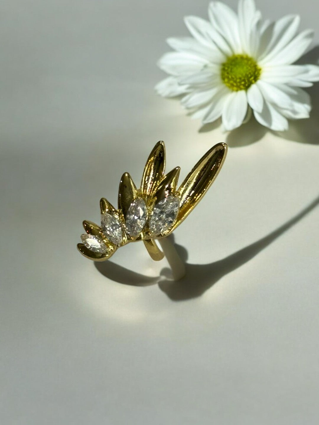 GOLDEN DIAMOND WINGS KAYCE EAR CUFF