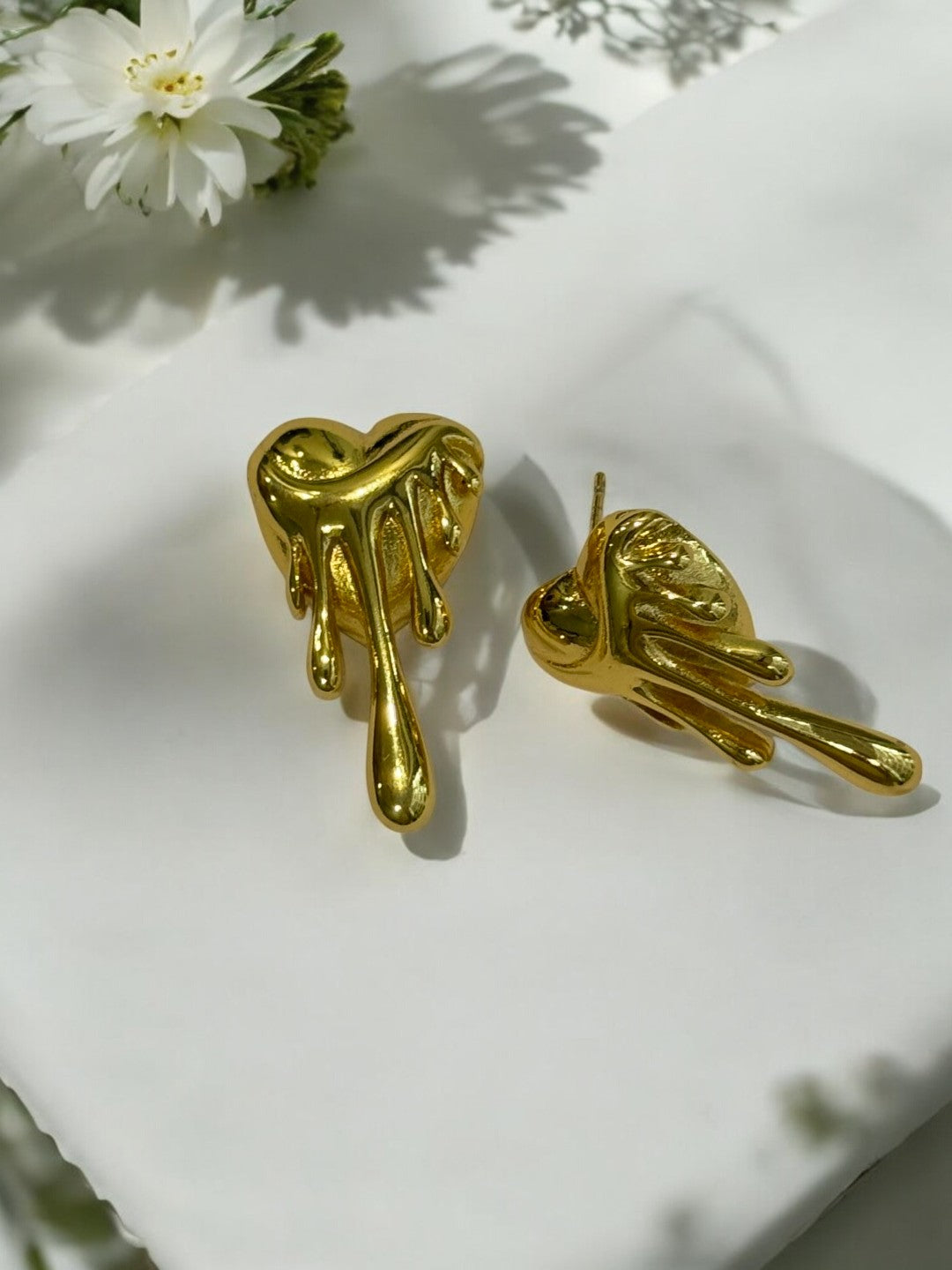 GOLDEN RAIN DROP SEBA EARRINGS