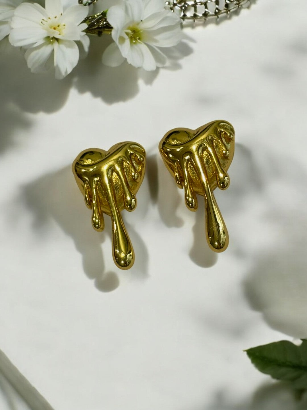 GOLDEN RAIN DROP SEBA EARRINGS