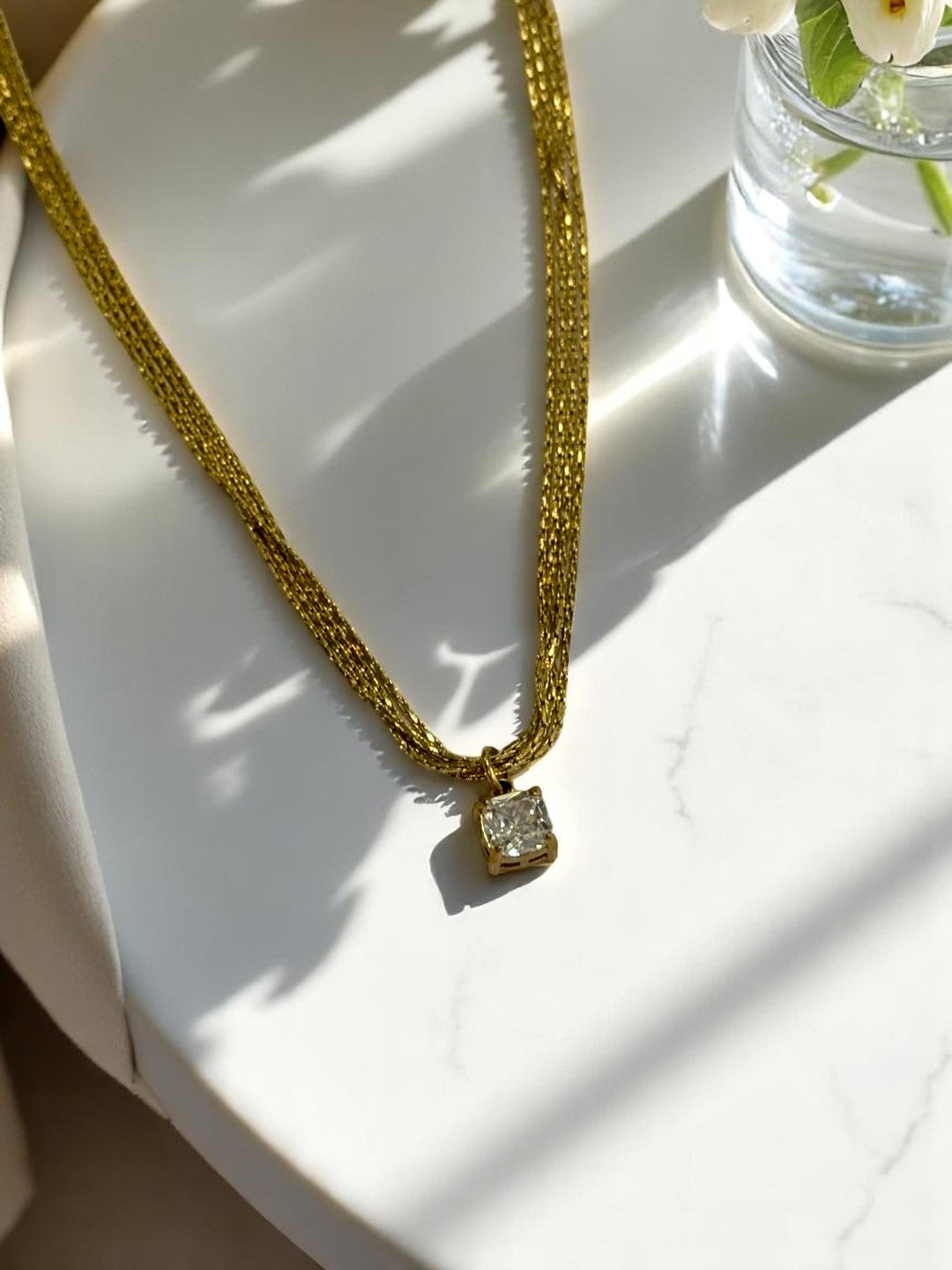 GOLDEN ONE DIAMOND JASON NECKLACE