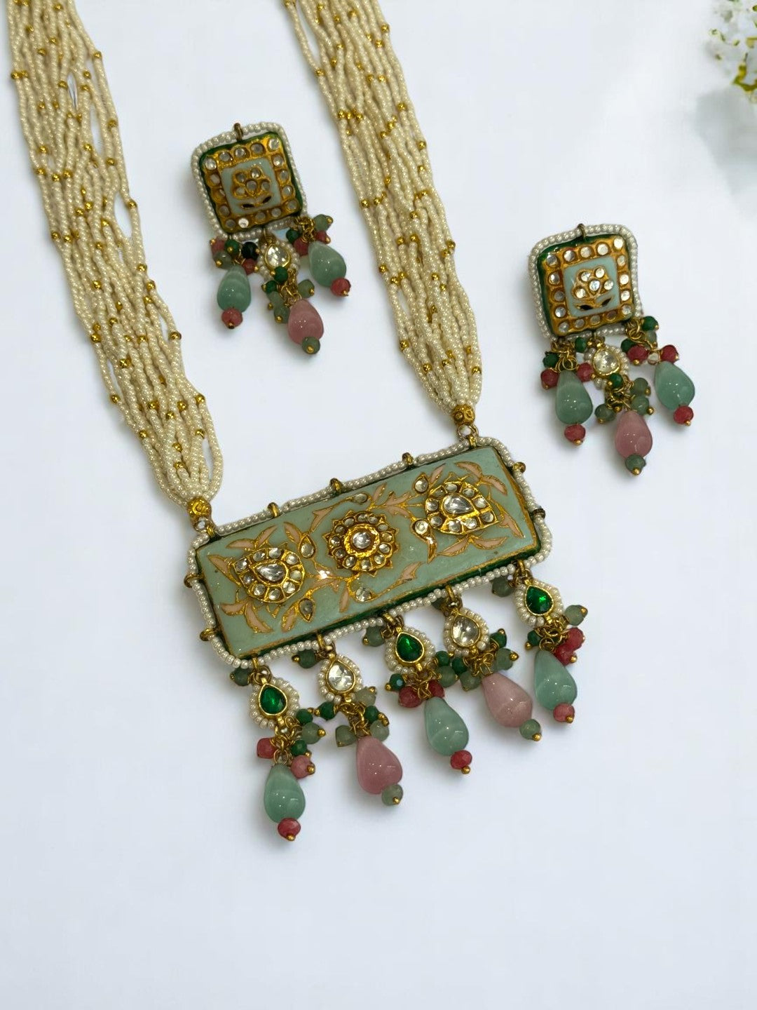 MULTI HRITIKA THAPPA JADAU JEWELLERY SET