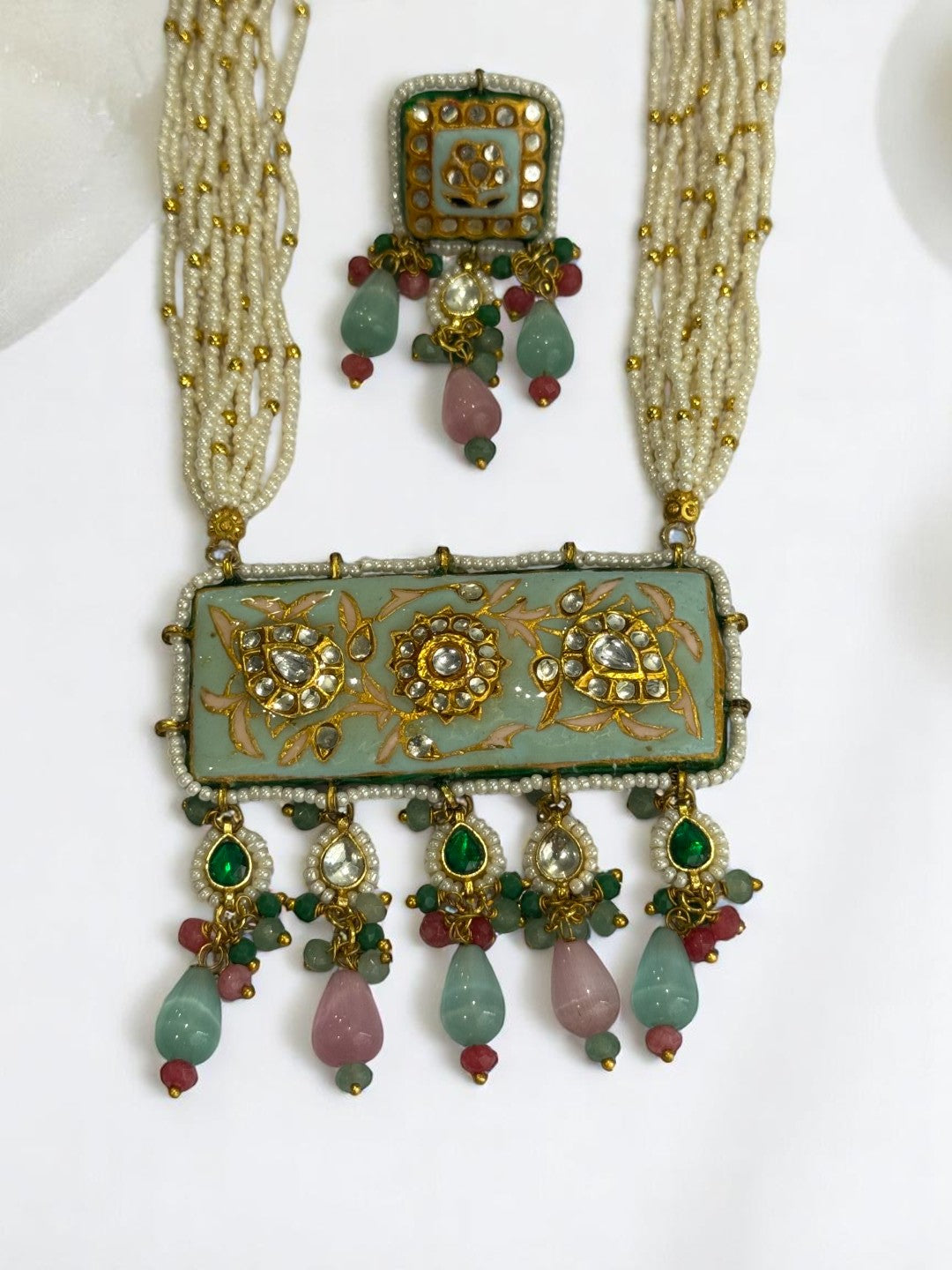MULTI HRITIKA THAPPA JADAU JEWELLERY SET