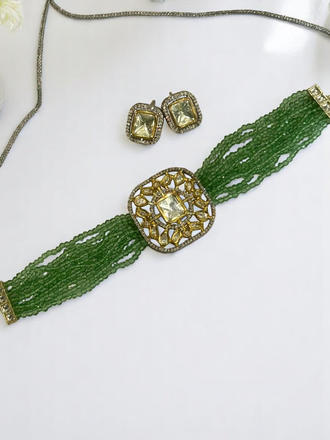 GREEN HINA JEWELLERY SET