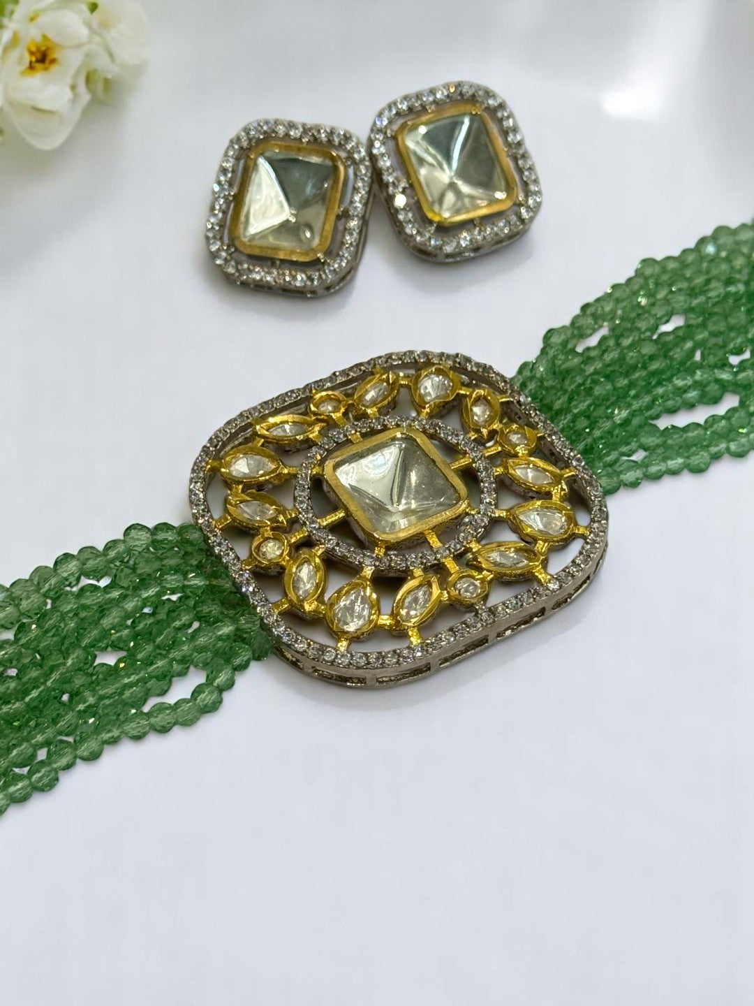 GREEN HINA JEWELLERY SET