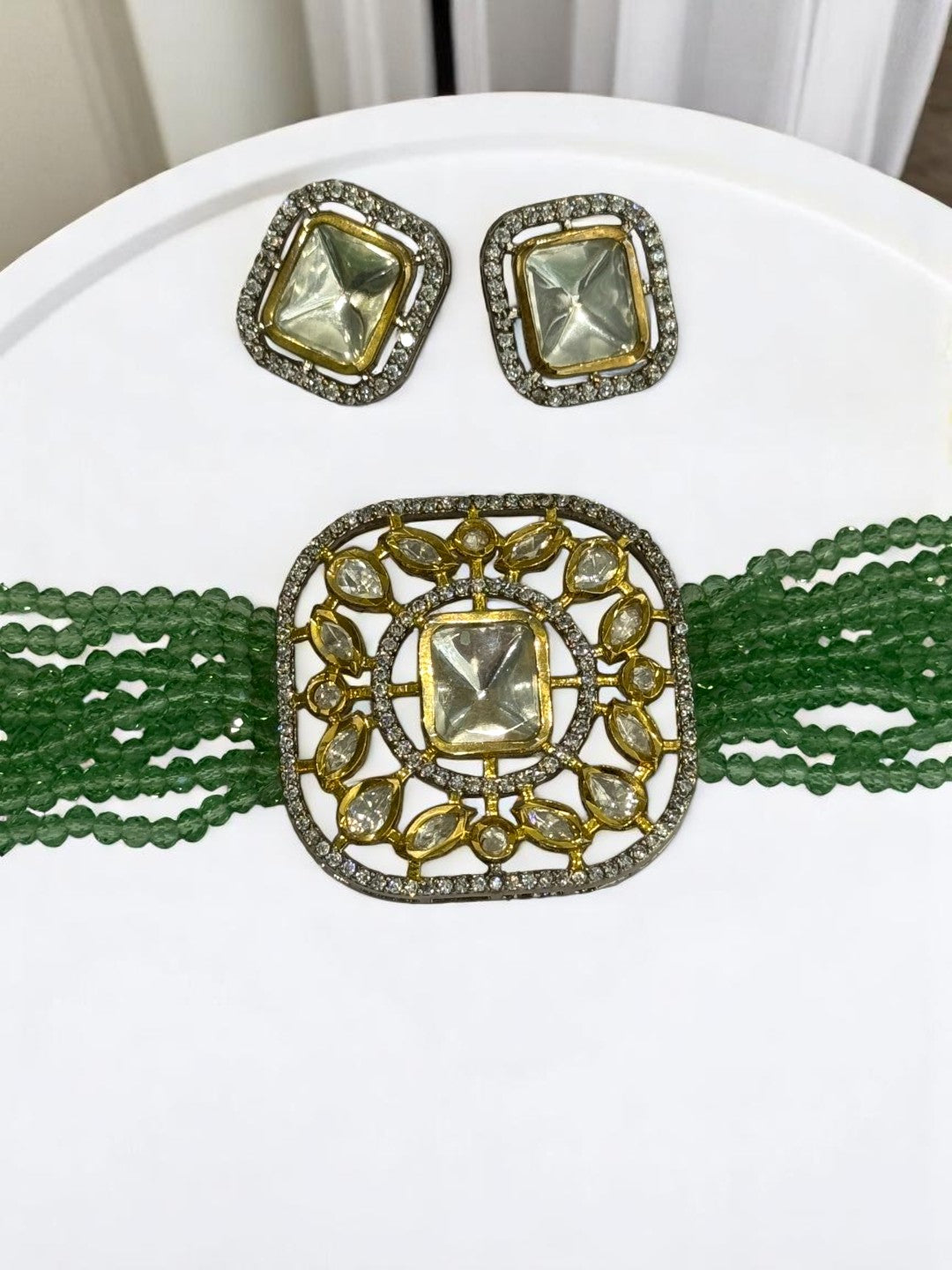 GREEN HINA JEWELLERY SET