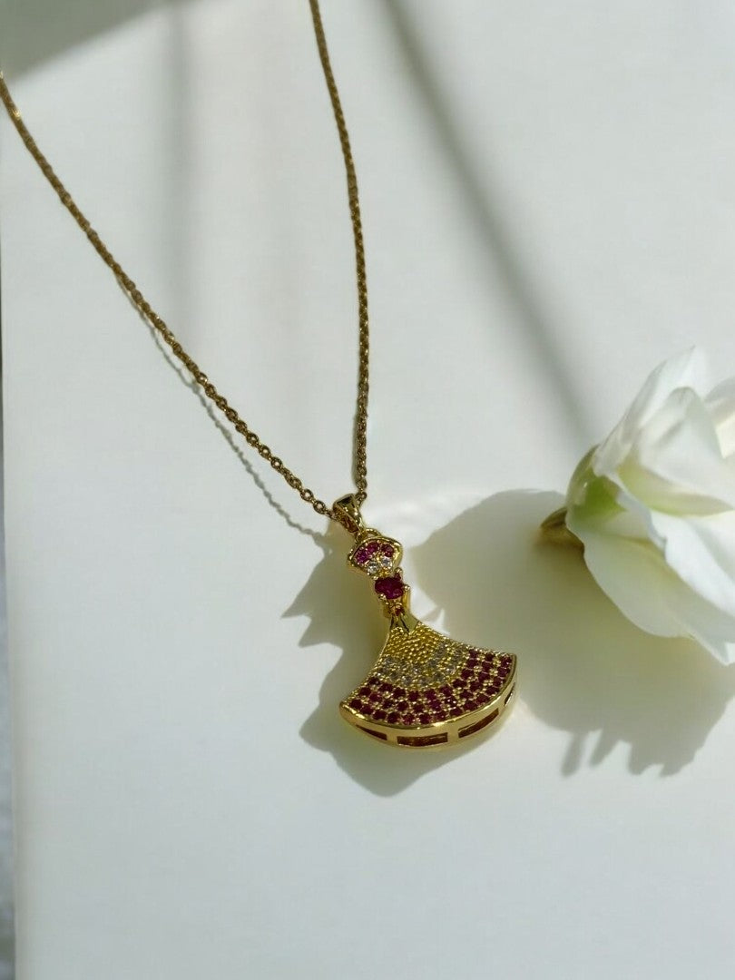 PINK DIAMOND KIERAN NECKLACE