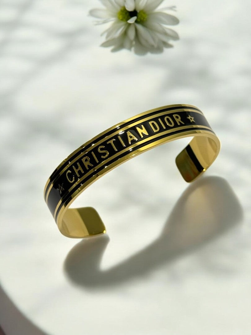 BLACK ELIAS BRACELET (CUFF)