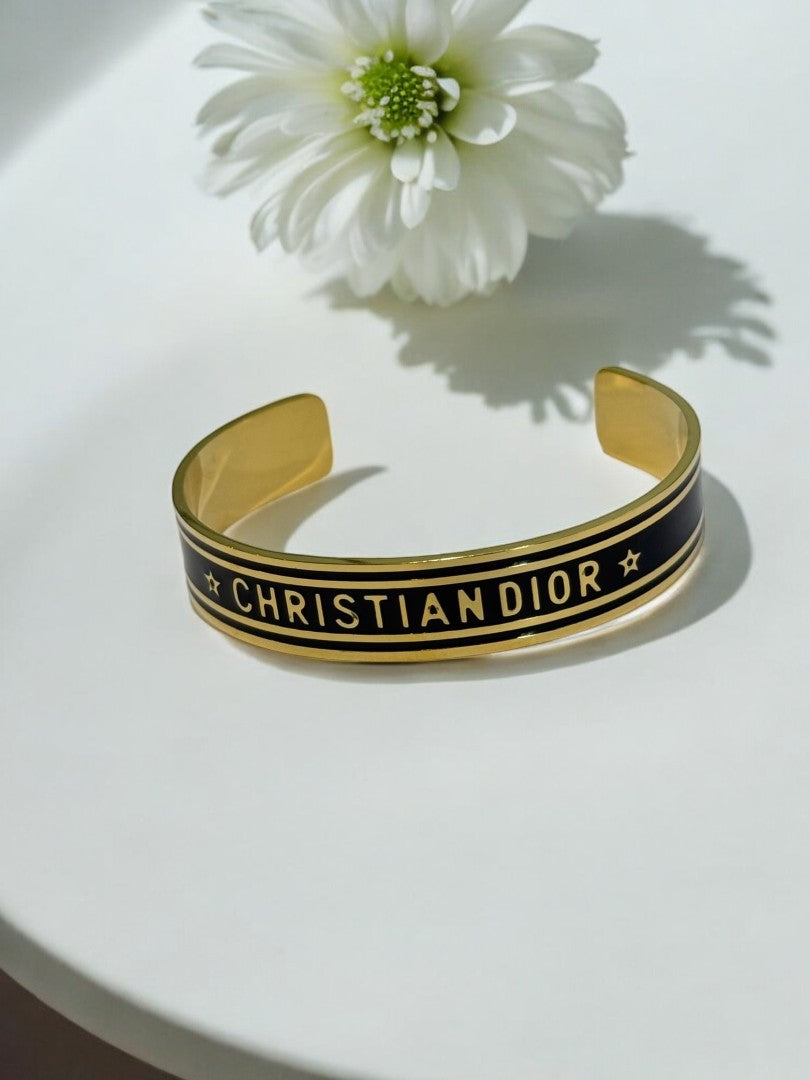 BLACK ELIAS BRACELET (CUFF)