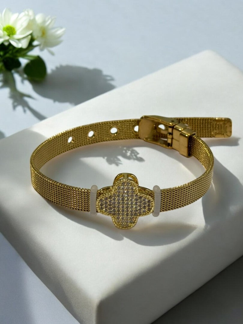 GOLDEN DIAMOND TANU BELT BRACELET